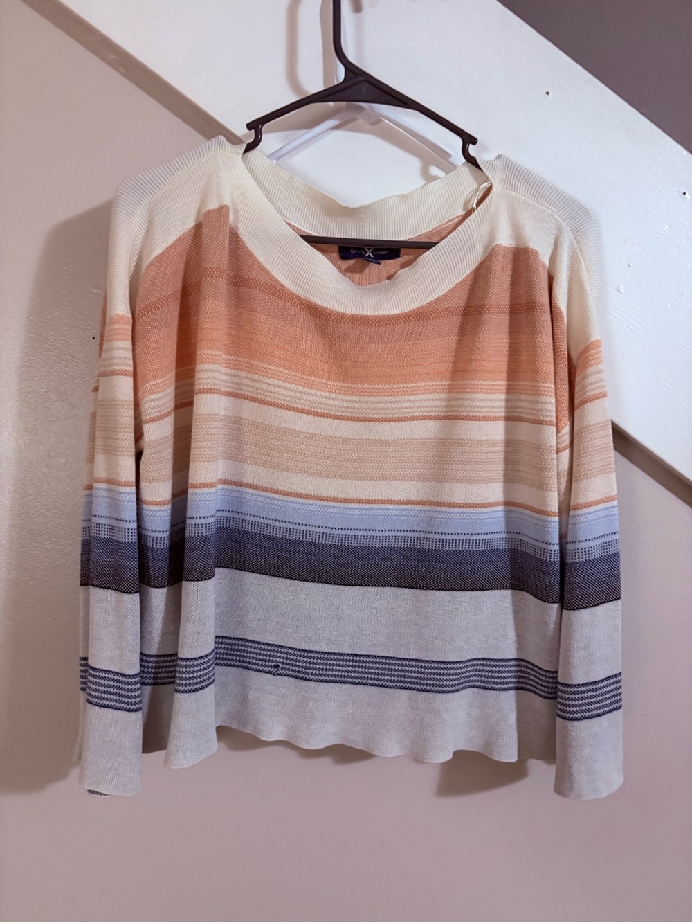 Celebrity cruises Striped Lightweight Pullover Sweater size XL